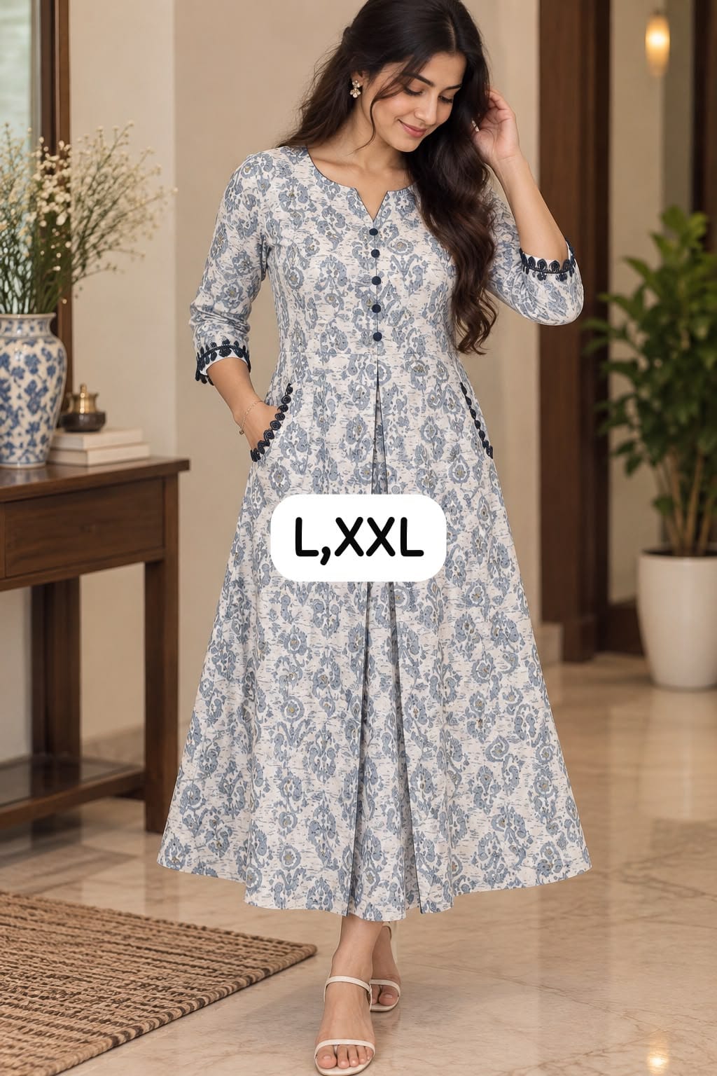 Cotton Aline Kurthi