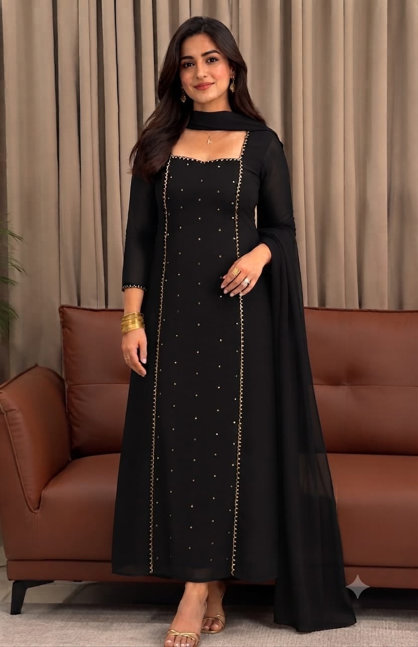 Elegant A-Line Kurta Set