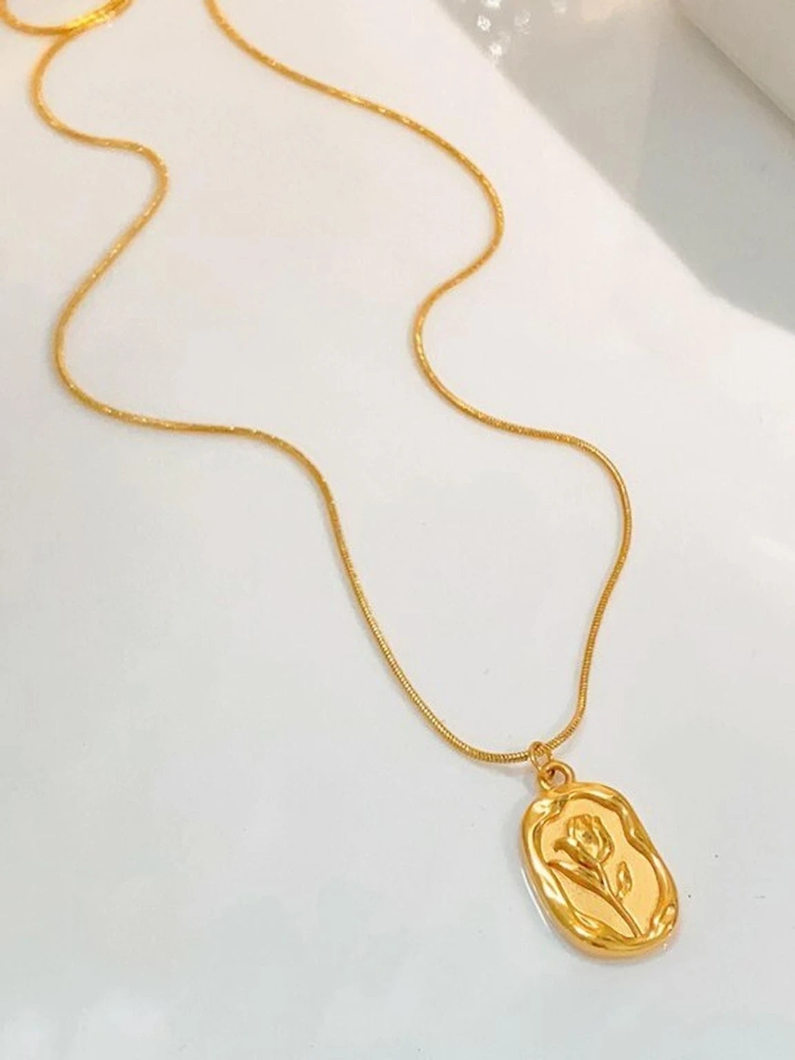 Crystal Gold-plated Plated Rose chain