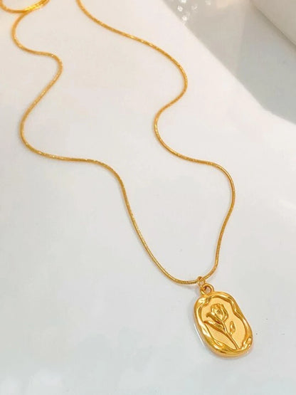 Crystal Gold-plated Plated Rose chain