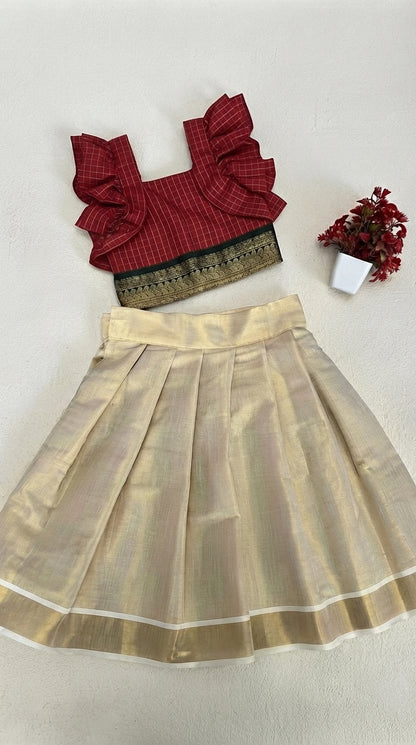 Kids Traditional Skirt & Top