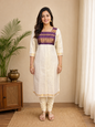 Kalyani cotton zari work Tissue top