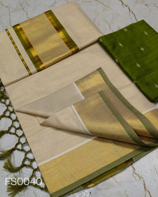 Golden Tissue Fancy Sarees
