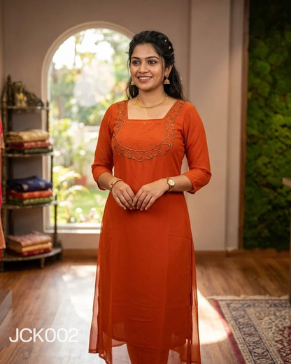 Hand work kurthi