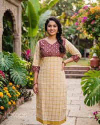 Tissue silk slited Top