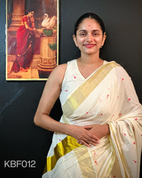Small techipoo embroidery saree