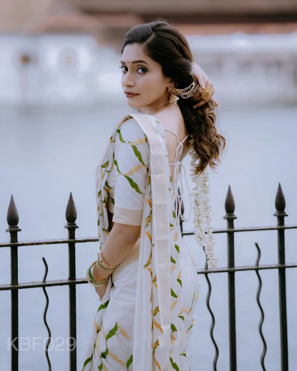 Olive Chain Saree