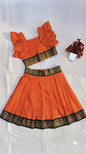 Kalyani Cotton Kids Traditional Skirt & Top