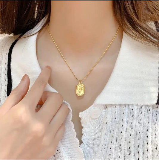 Crystal Gold-plated Plated Rose chain