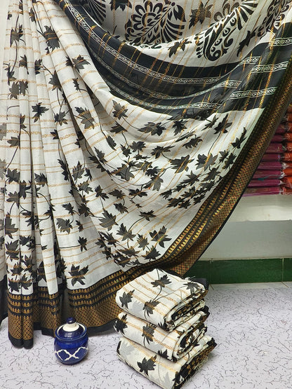 Hanvi work saree