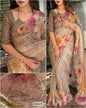 Printed Tissue Organza Saree