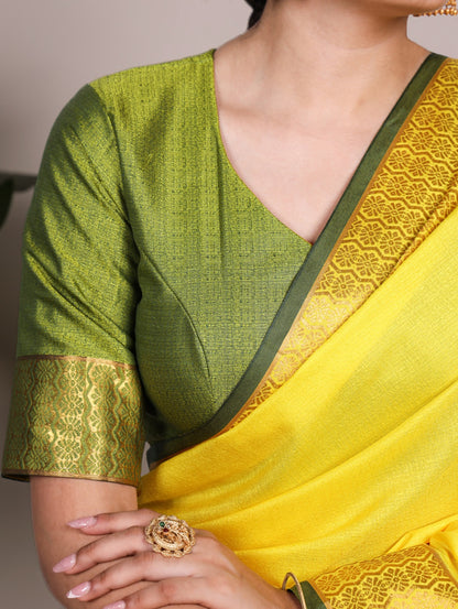 Poly Cotton Saree with Zari Weaving Work Online