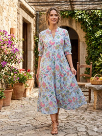 Summer Cotton One Piece Dress