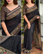 Ajrakh Printed Mul Cotton Saree