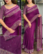 Ajrakh Printed Mul Cotton Saree