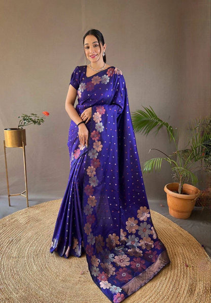 Premium Nylon Silk Saree