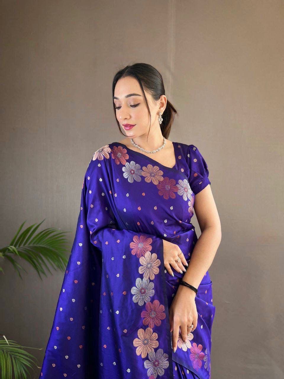 Premium Nylon Silk Saree