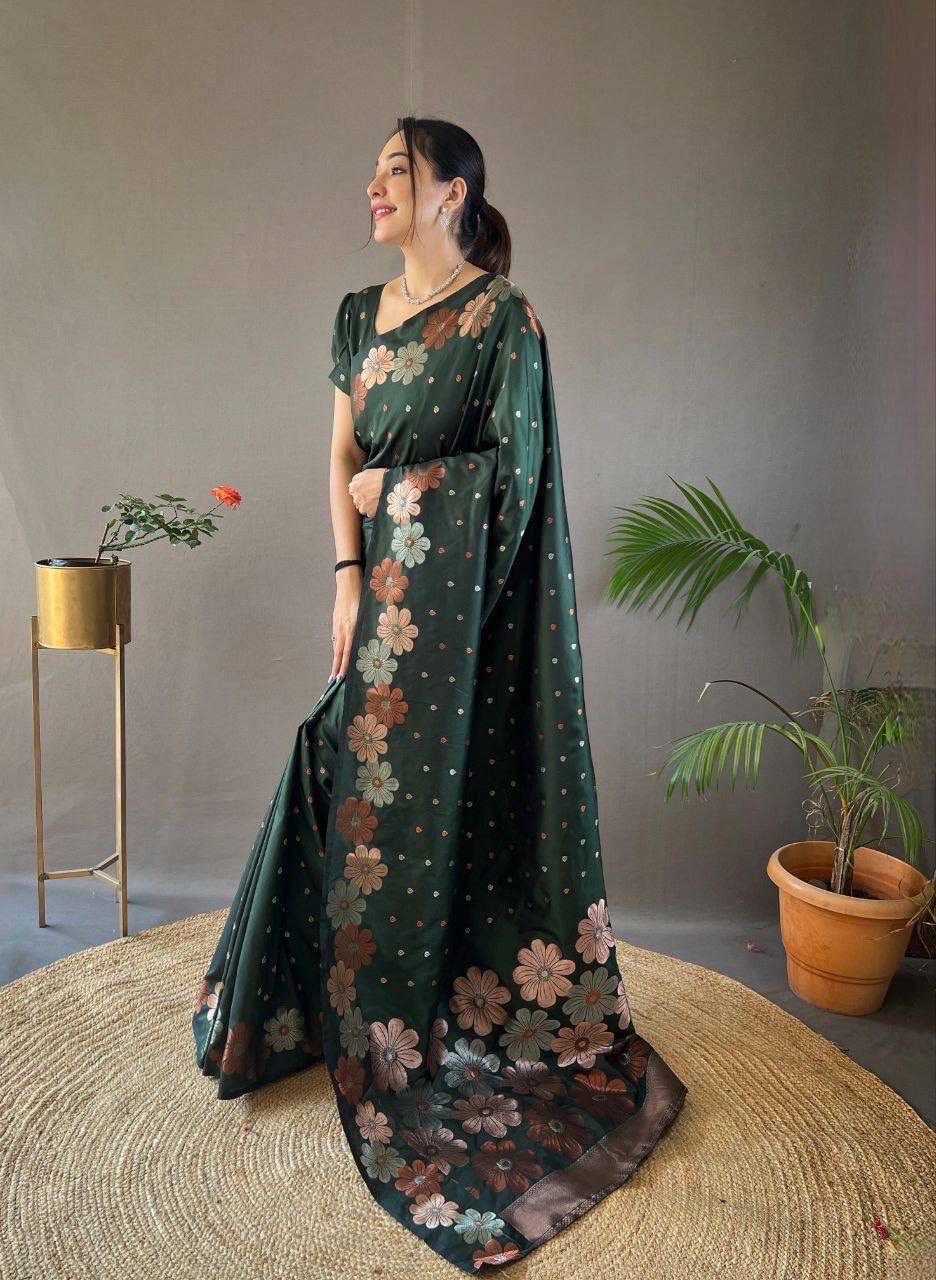 Premium Nylon Silk Saree