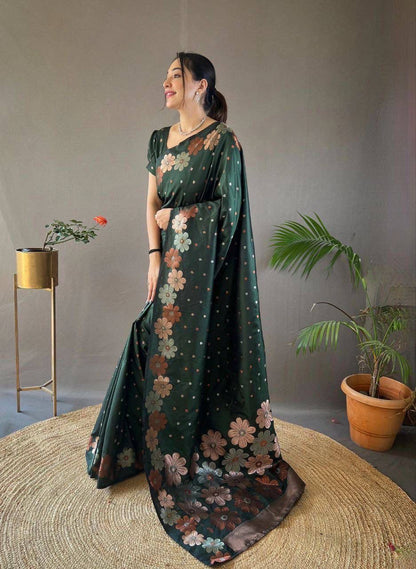 Premium Nylon Silk Saree