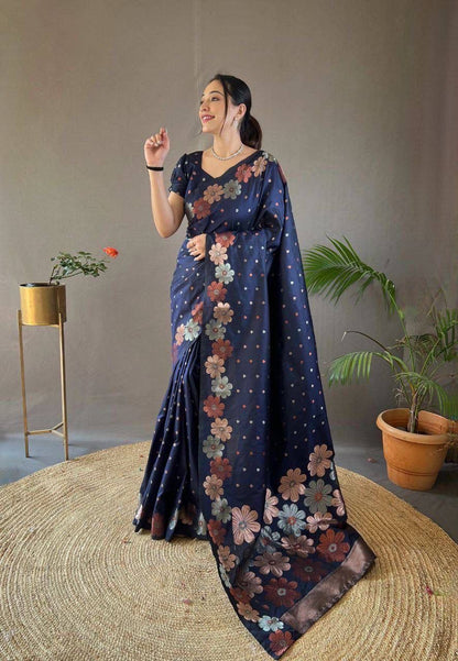 Premium Nylon Silk Saree