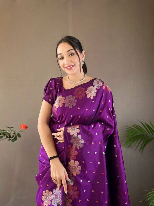Premium Nylon Silk Saree