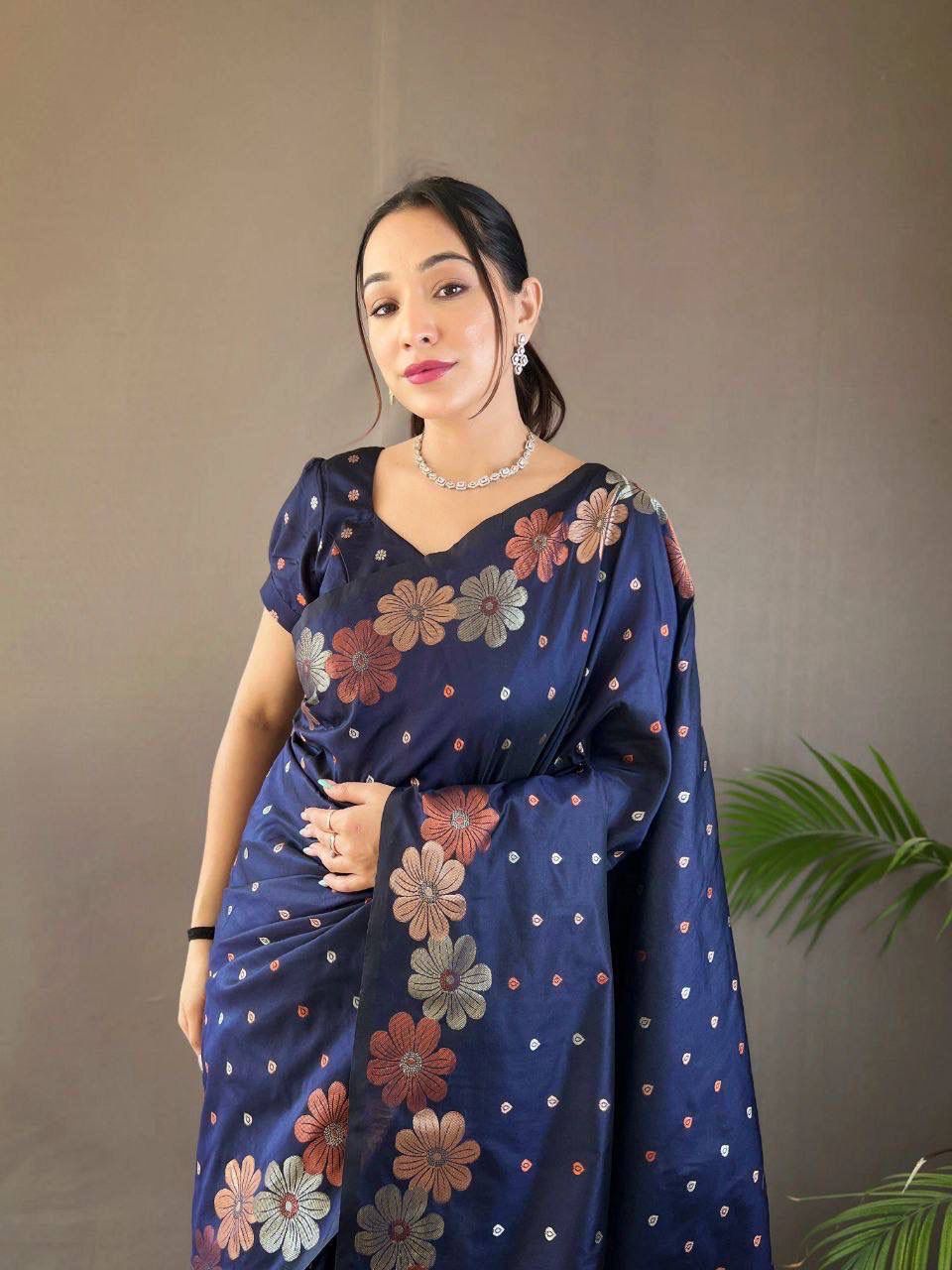Premium Nylon Silk Saree