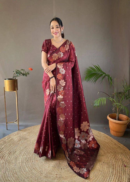Premium Nylon Silk Saree