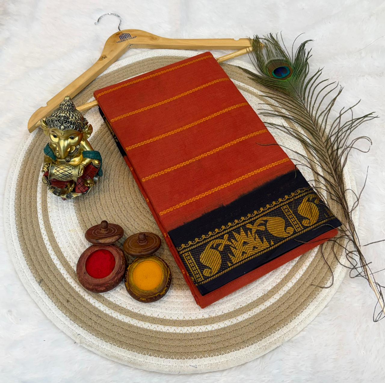 Velthari Sungudi Cotton Saree