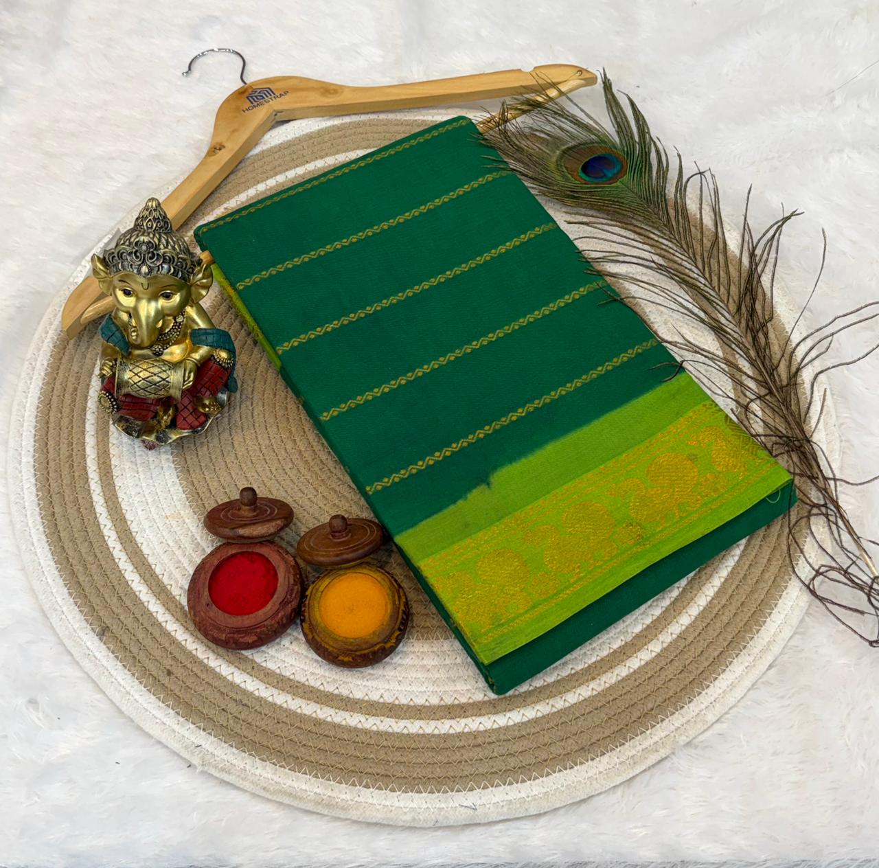 Velthari Sungudi Cotton Saree