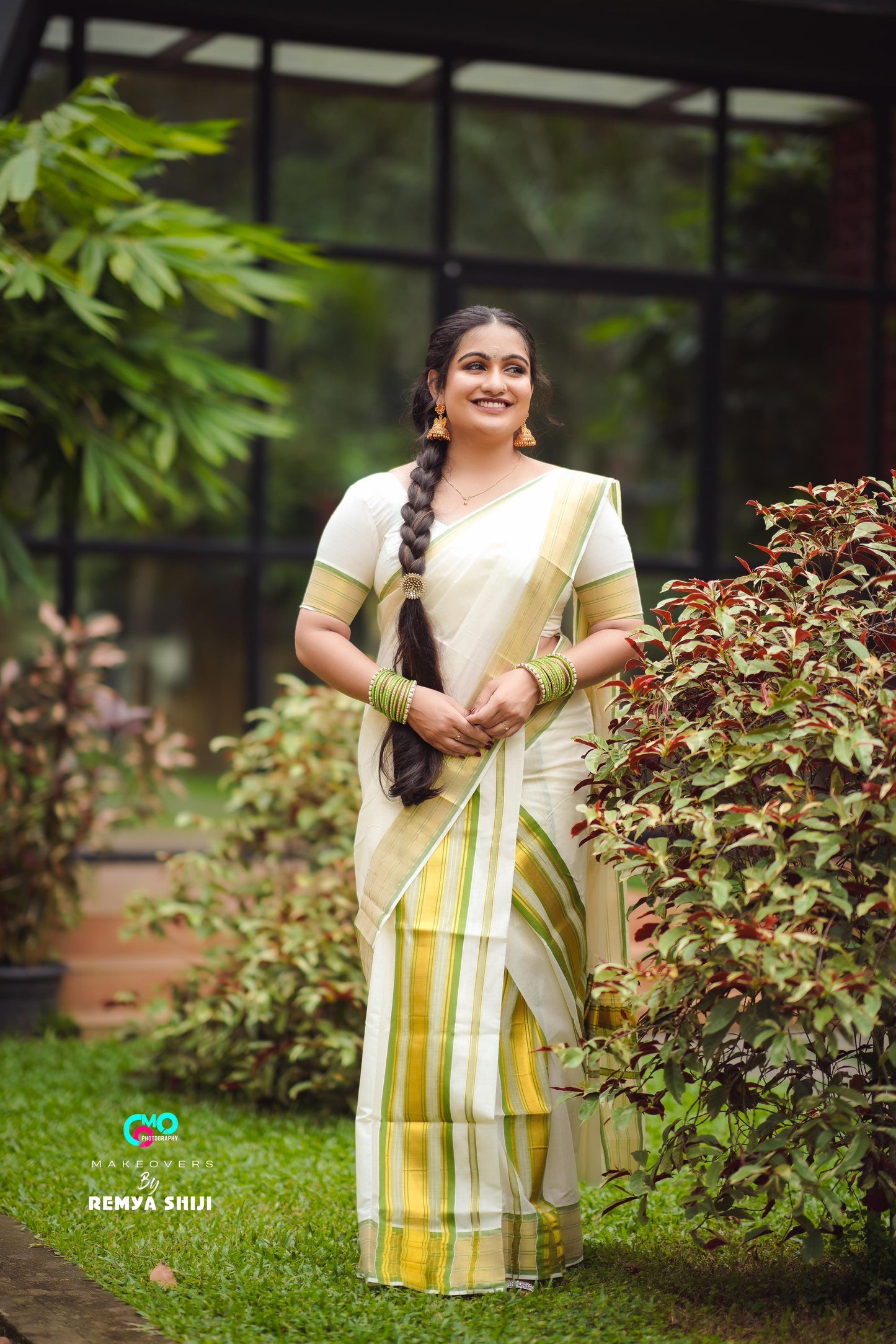 PRAKARTHI - Colour and Kasavu Fancy Set mundu With blouse