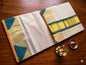 Golden tissue saree