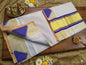 Golden tissue saree