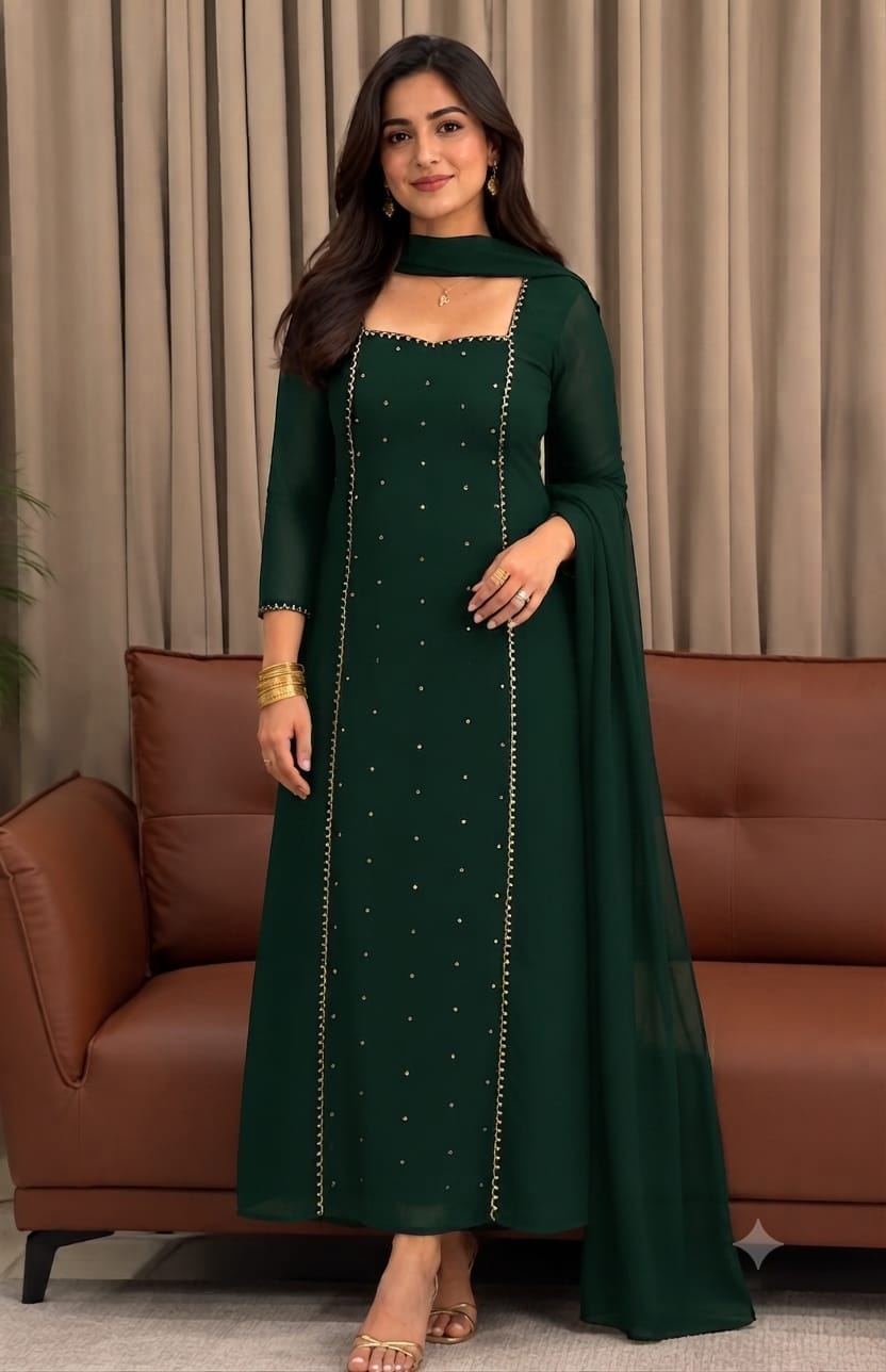Elegant A-Line Kurta Set
