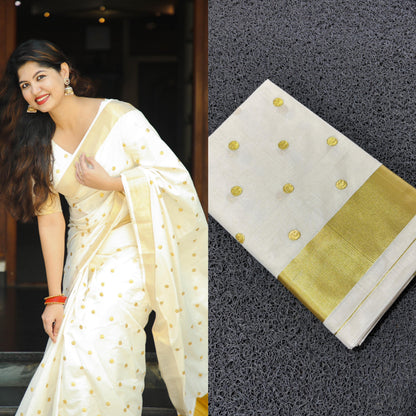 Small polka saree