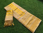 Tissue set mundu with tassels