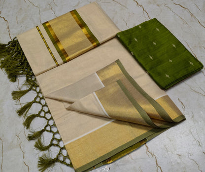 Golden Tissue Fancy Sarees