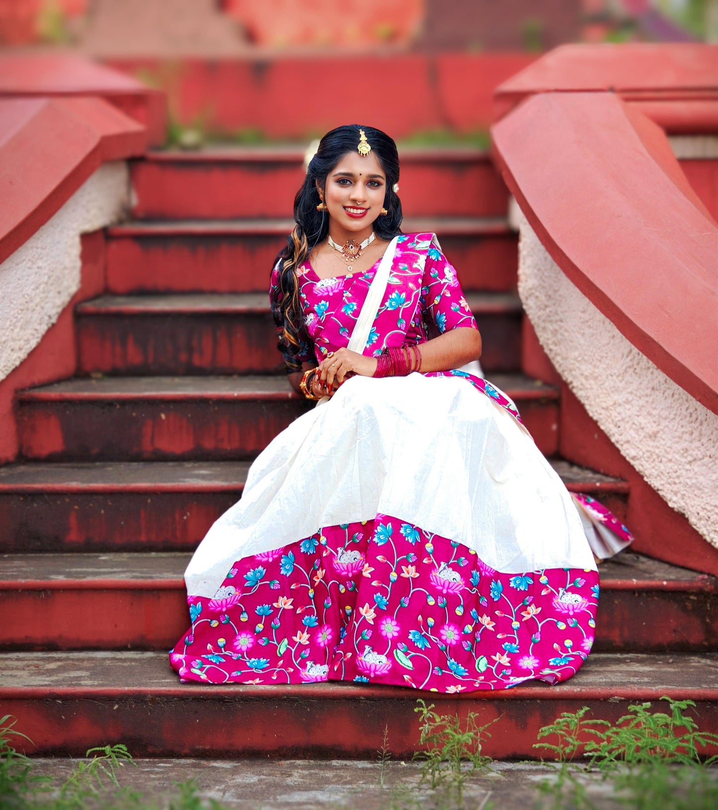 Kalamkari cotton Davani
