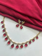 Red drops necklace