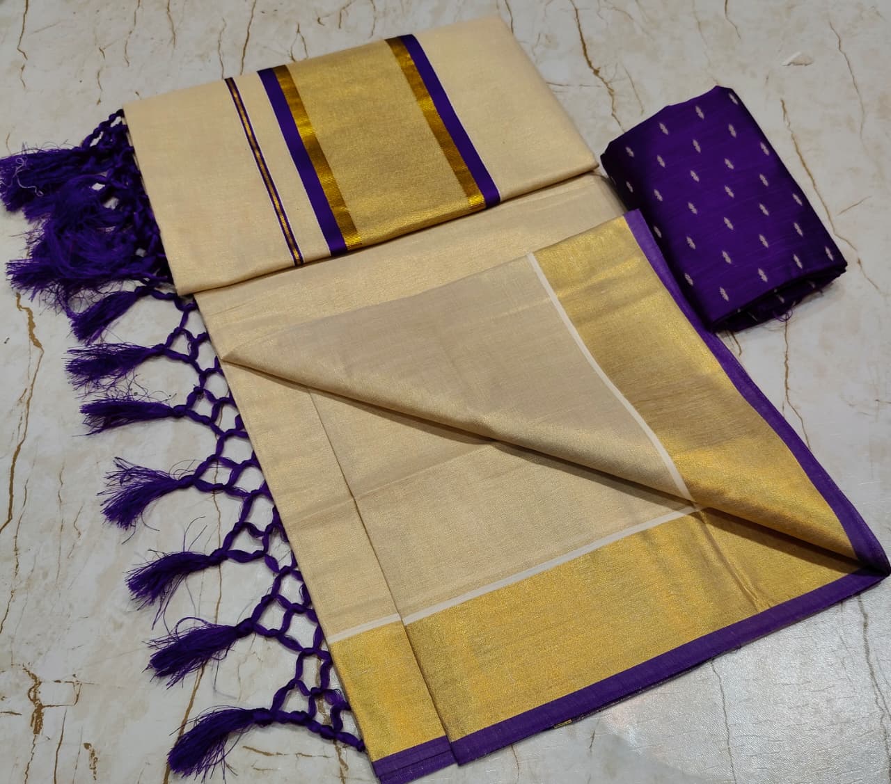 Golden Tissue Fancy Sarees