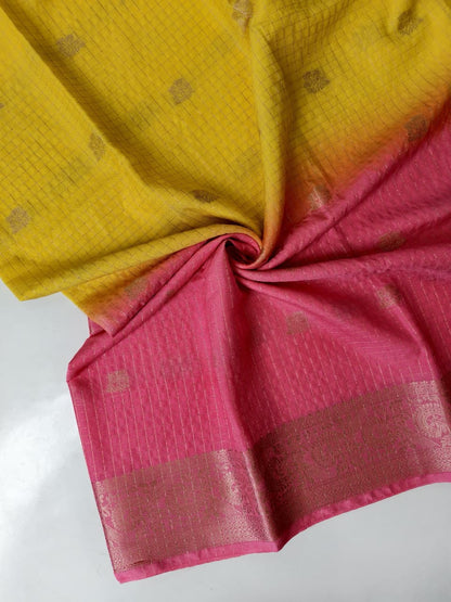 Pure soft glass fabric sarees